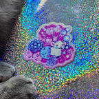 Pearl Shell Mer-Goat ~ Sticker