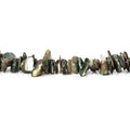 5mm - 10mm Mother of Pearl Chip Beads, 14 inch