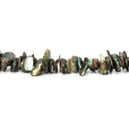 5mm - 10mm Mother of Pearl Chip Beads, 14 inch