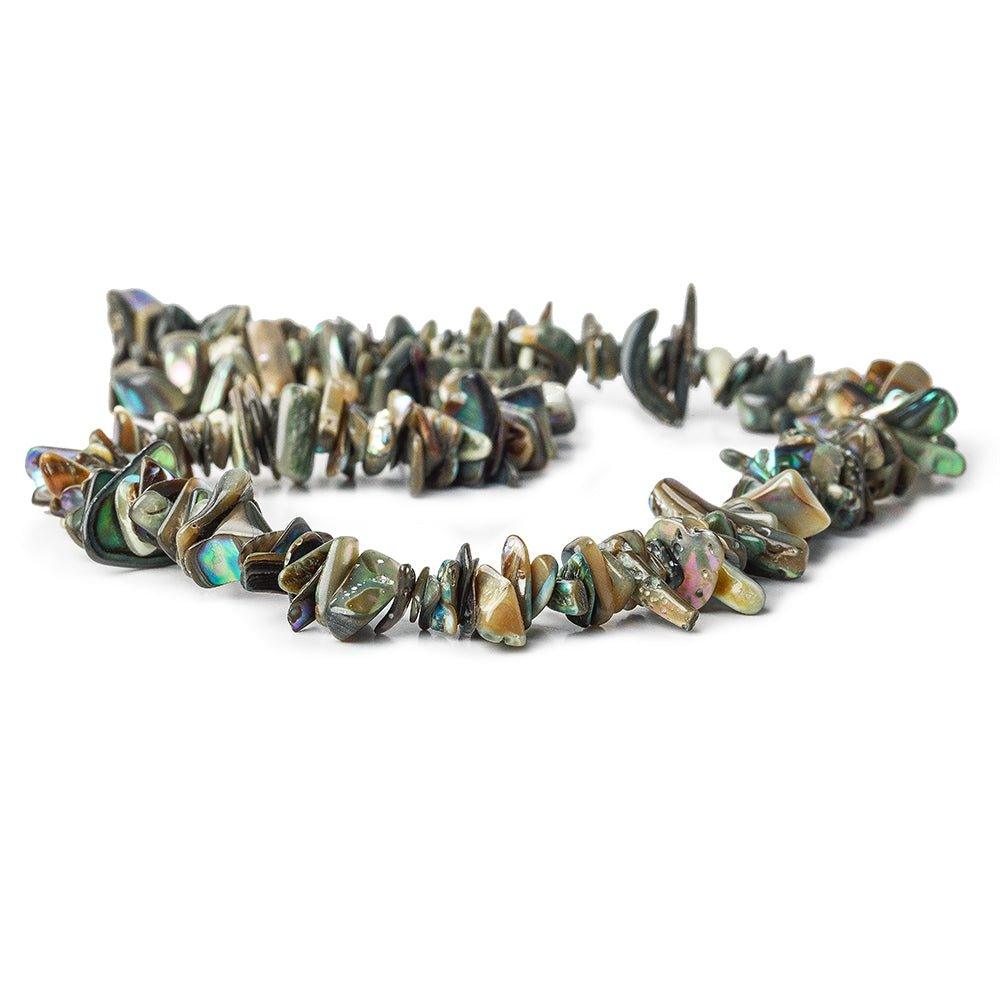 5mm - 10mm Mother of Pearl Chip Beads, 14 inch