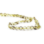 5mm Bi-colored Quartz Beads Faceted Coin Beads, 14 inch,