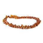 5mm Hessonite Garnet Top Drilled Faceted Teardrop Beads, 8.5 inch