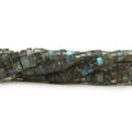 5mm Labradorite Faceted Heishi Beads 14 inch 126 pieces