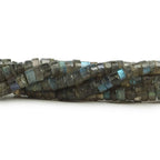 5mm Labradorite Faceted Heishi Beads 14 inch 126 pieces