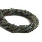 5mm Labradorite Faceted Heishi Beads 14 inch 126 pieces