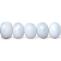 6-8mm Blue Chalcedony Faceted Rondelle 16 inch 76 beads