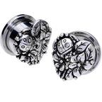 Ladybug Heart Screw Fit Tunnel Plug Set 6mm to 16mm