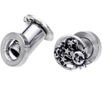 Cosmic Sun and Moon Screw Fit Tunnel Plug Set 6mm to 25mm