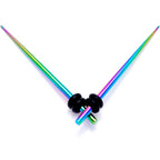 Rainbow Anodized Titanium Micro Taper Straight Plug Set 14G to 10G