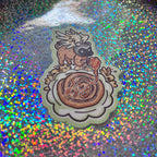 Cinnamon Roll Badger-Gryff ~ Sticker