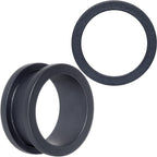 Brown Matte Silicone Screw Fit Tunnel Plug Set 6mm to 25mm