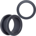 Brown Matte Silicone Screw Fit Tunnel Plug Set 6mm to 25mm