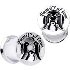 Family of Love Penguin Double Flare Tunnel Plug Set 6mm to 14mm