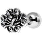 16G 1/4 Spirit of the Lotus Flower Cartilage Tragus Earring