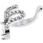Clear Gem All Of The Bling None Of The Commitment Non Pierced Ear Cuff