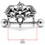 14G 9/16 Dueling Elephants Nipple Shield Set