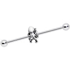 14G Evil Ancient Octopus Of The Deep Industrial Barbell 38mm