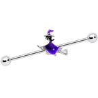 14G Halloween Way of the Witch Barbell Industrial 38mm