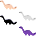 16G 5/16 Multicolor Dinosaur Internally Threaded Labret Set of 4