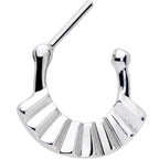 16G 5/16 Graceful Fan Septum Clicker