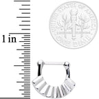 16G 5/16 Graceful Fan Septum Clicker