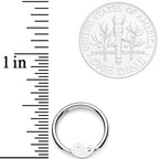 16G 3/8 Whale of a Hinged Segment Ring
