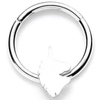 16G 3/8 Mythical Unicorn Hinged Segment Ring