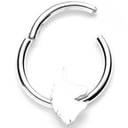 16G 3/8 Mythical Unicorn Hinged Segment Ring