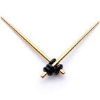 Gold Tone Anodized Straight Taper Set Available in Sizes  12G to 00G