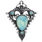 Green Gem Fleur De Lis Double Flare Plug Set Sizes 6mm to 16mm