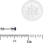 16G 1/4 Bisexual Pride Flag Cartilage Tragus Earring