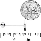 Pink White Blue Transgender Pride Fist Barbell Tongue Ring