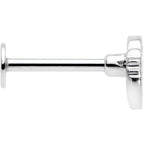 16G 5/16 Clear Black CZ Gem Ducky Internally Threaded Labret