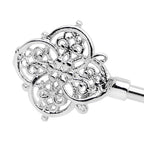 14G Ornate Filigree Key Industrial Barbell 38mm