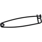 16G Black Punk Rock Safety Pin Industrial Barbell 38mm