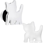 Steel Cat Lover Kitty Cat Single Flare Plug Set 14G to 0G