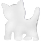 Steel Cat Lover Kitty Cat Single Flare Plug Set 14G to 0G
