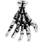 16G 1/4 Spooky Skeleton Hand Halloween Labret Monroe Tragus