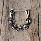 16G 5/16 Pumpkin Patch Halloween Septum Clicker