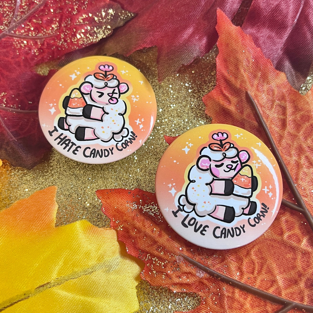 I (Love or Hate) Candy Corn, Sprout ~ Buttons