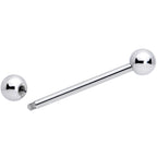 14G 3/4 Stainless Steel Extra Long Barbell Tongue Ring