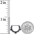 16G 5/16 Textured Arc Septum Clicker