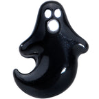 16G 1/4 Black Howling Ghost Halloween Cartilage Tragus Earring