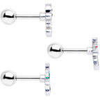 16G 1/4 Candy Gingerbread Christmas Cartilage Tragus Set of 3