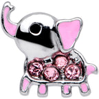 16G 5/16 Pink Gem Lucky Elephant Labret Monroe Tragus