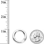 4G 5/8 Stainless Steel Hinged Segment Ring