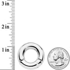 0G 9/16 Stainless Steel Hinged Segment Ring