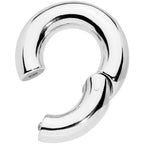 0G 5/8 Stainless Steel Hinged Segment Ring
