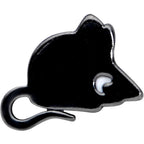 16G 1/4 Black Mouse Cartilage Tragus Earring
