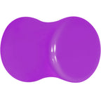Purple Acrylic Saddle Plug Set 8G to 00G